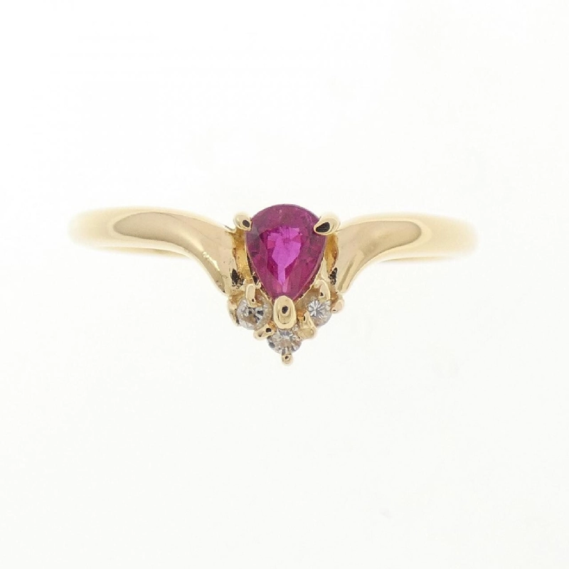 Nhẫn Ruby K18YG 0.18CT - Hàng hiệu Chính hãng 853043