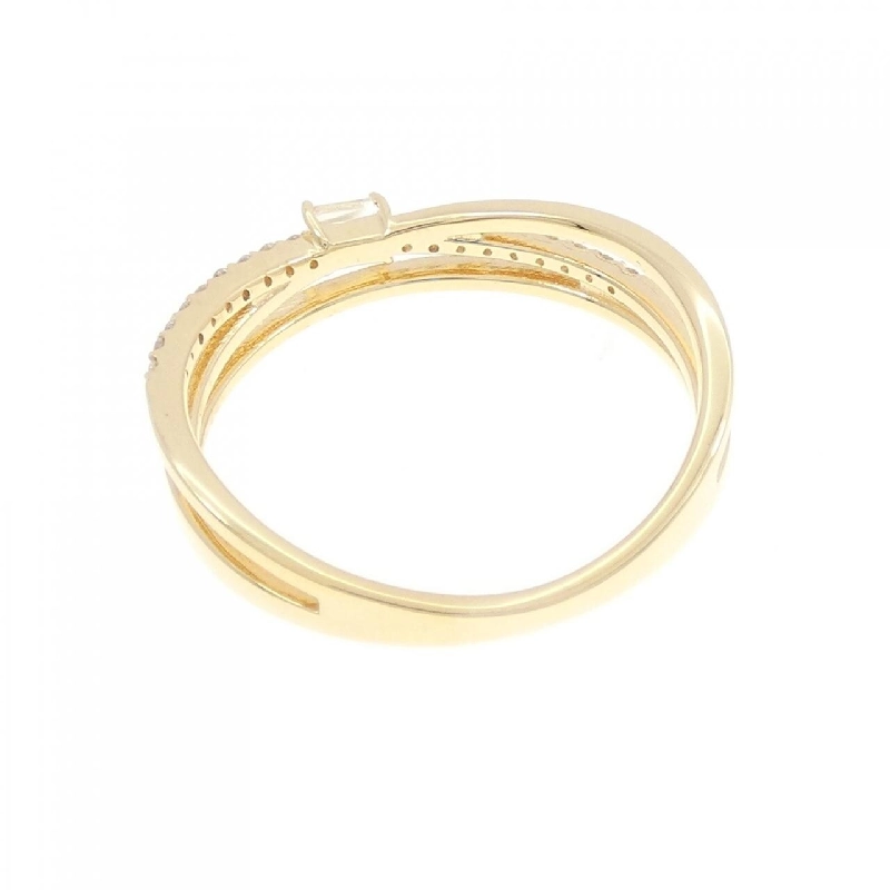 【Sản phẩm mới】Nhẫn kim cương K18YG 0.15CT 671508