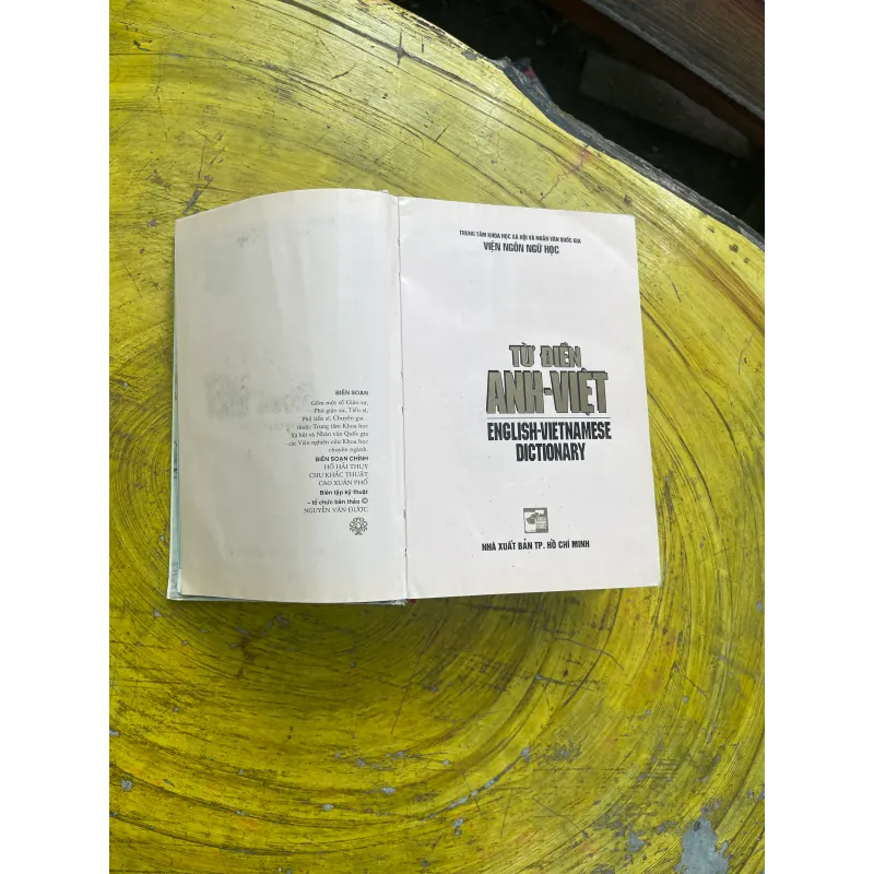 TỪ ĐIỂN ANH - VIỆT ENGLISH- VIETNAMESE DICTIONARY 1997 (3) 732781
