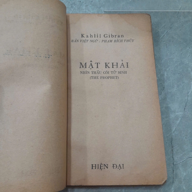 MẬT KHẢI - KAHLIL GIBRAN 469819