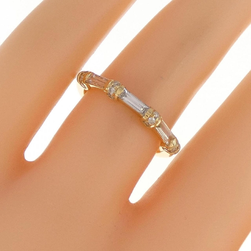 【Sản phẩm mới】Nhẫn kim cương K18YG 0.29CT 673506