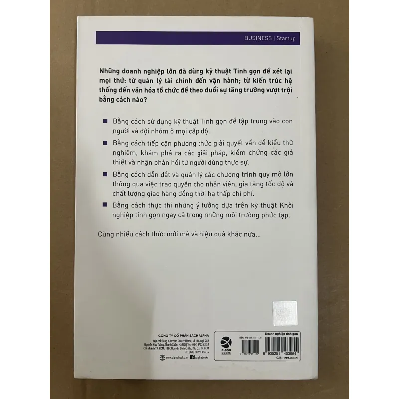 Lean Enterprise Doanh Nghiệp Tinh Gọn 1032350