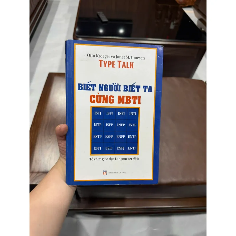 Biết Người Biết Ta Cùng MBTI (Type Talk) | Sách Tâm Lý – Giải Mã Tính Cách - K3 1013476