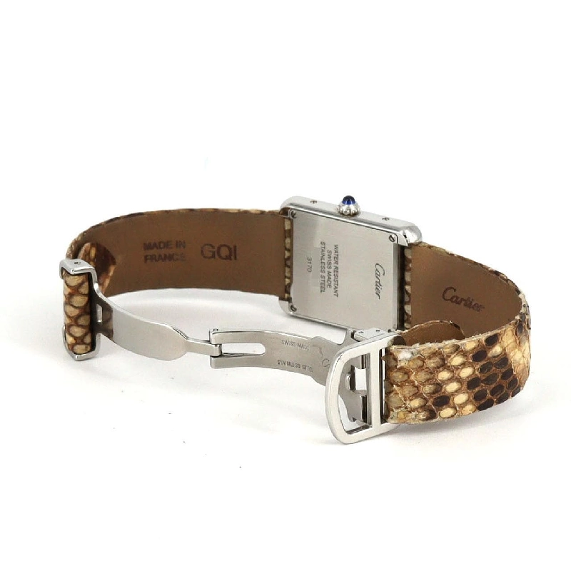 Cartier Tank Solo Python SM W5200020 SS Quartz - Hàng hiệu Authentic 873550