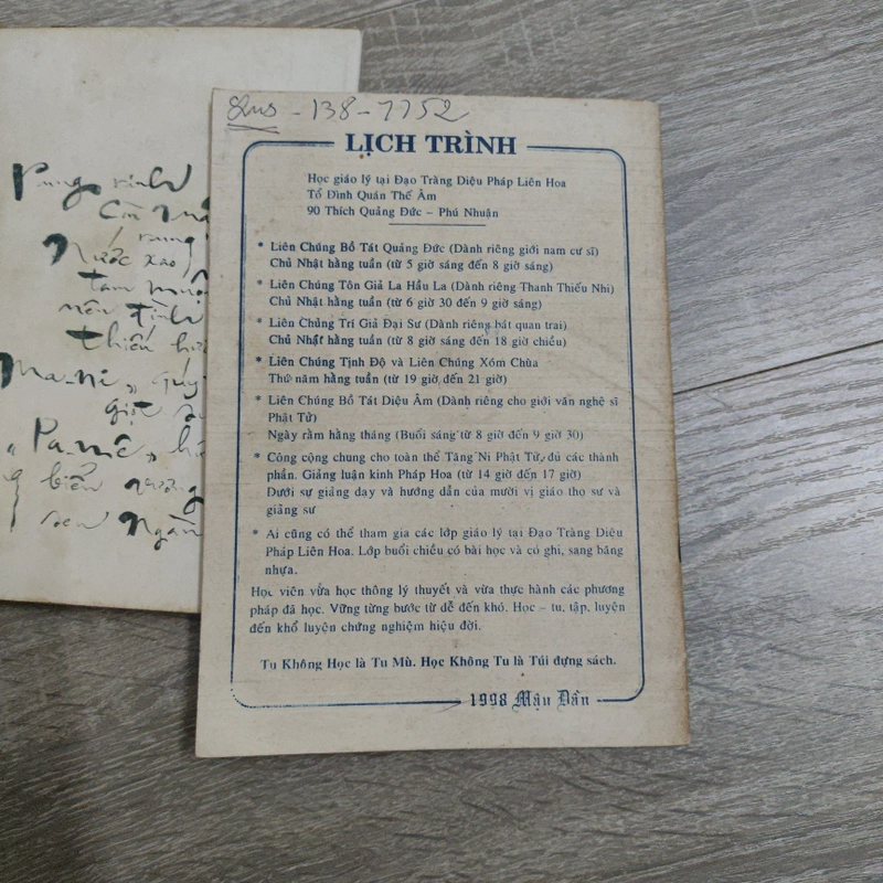 Thi Phẩm Từng Giọt Ma Ni - Truyện Ngắn Triết Lý Phật Giáo - Có chữ ký Thầy Thích Thông Bửu 509052