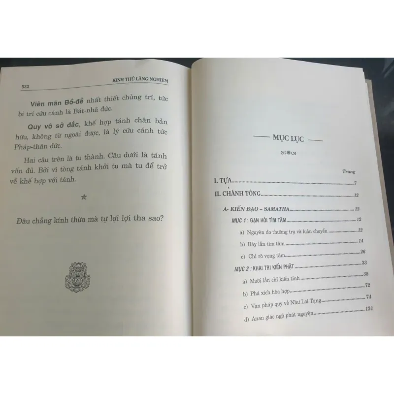 Kinh Thủ Lăng Nghiêm - Dịch giả Tỳ-kheo-ni Hải Triều Âm mới 80% 697412