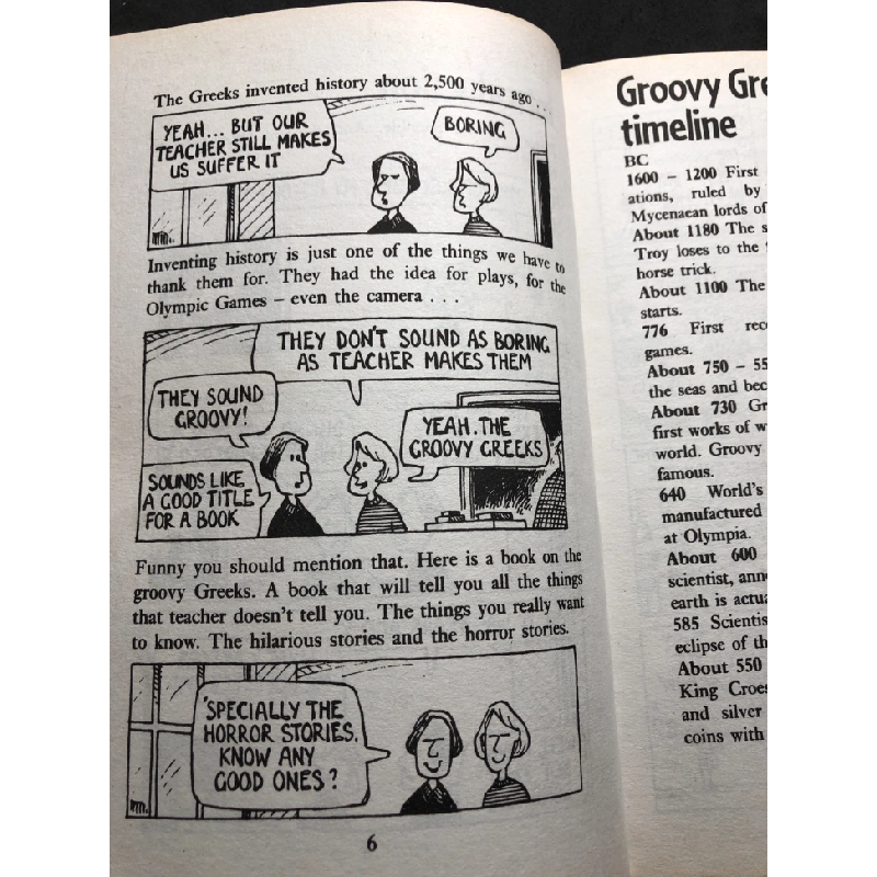 Groovy Greeks Horrible histories mới 80% bẩn nhẹ Terry Deary HPB1908 NGOẠI VĂN 450802