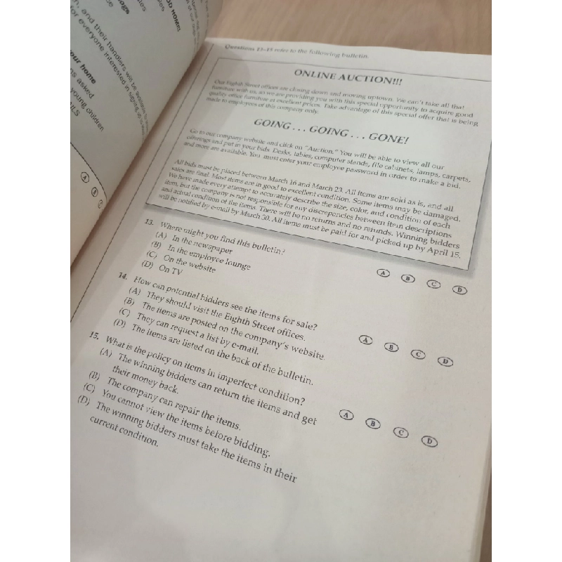 Preparation series for the new Toeic test: Advanced course - Lin Lougheed 552231