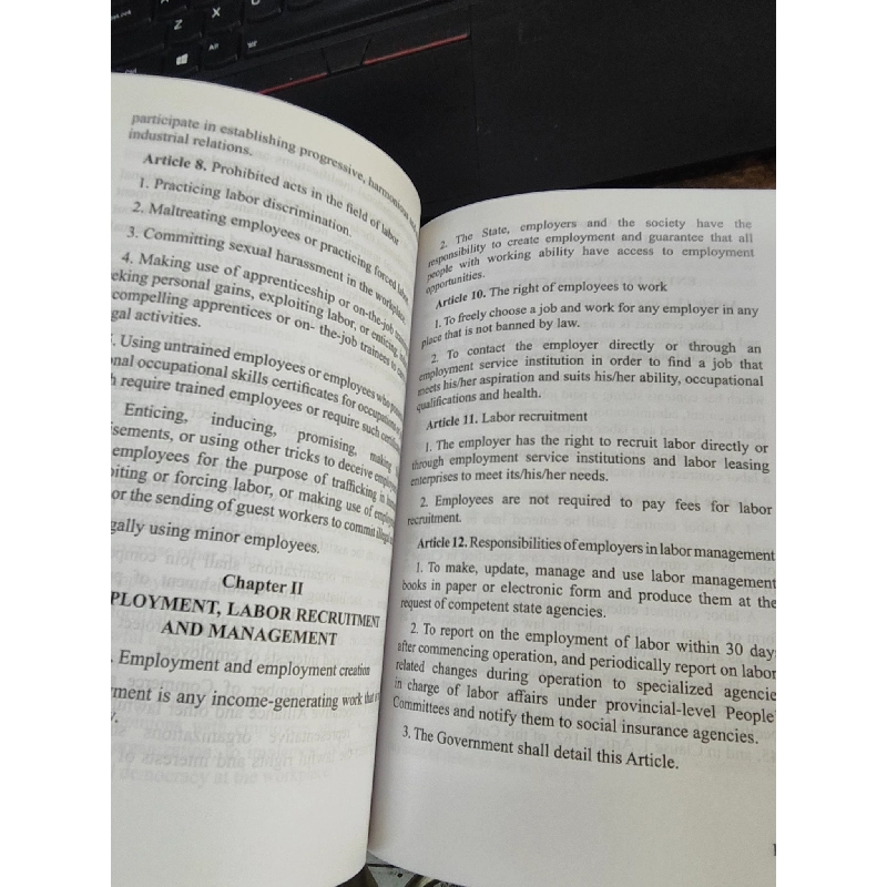 Bộ Luật Lao Động - Song ngữ Việt - Anh 1017450