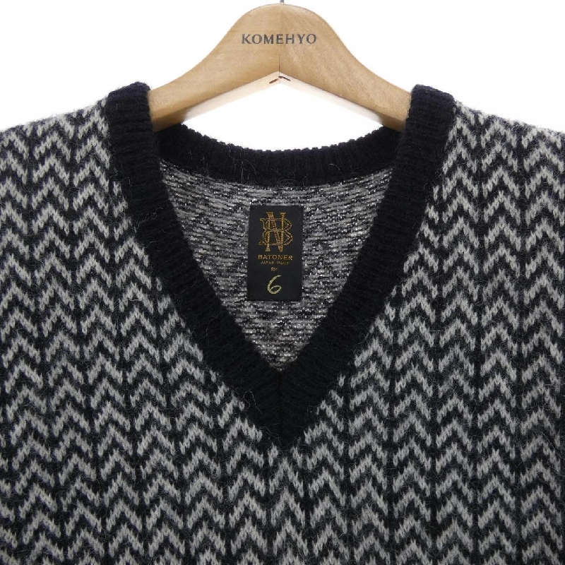 Batoner BATONER ?6ROKU Áo gile - Hàng hiệu Authentic 814298