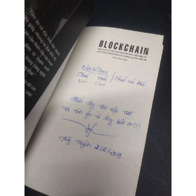 Blockchain - Bản chất của blockchain, bitcoin, tiền điện tử, hợp đồng thông minh và tương lai của tiền tệ mới 70% ố bẩn có viết và highlight 2017 HCM2105 Mark Gates SÁCH KINH TẾ - TÀI CHÍNH - CHỨNG KHOÁN 145796