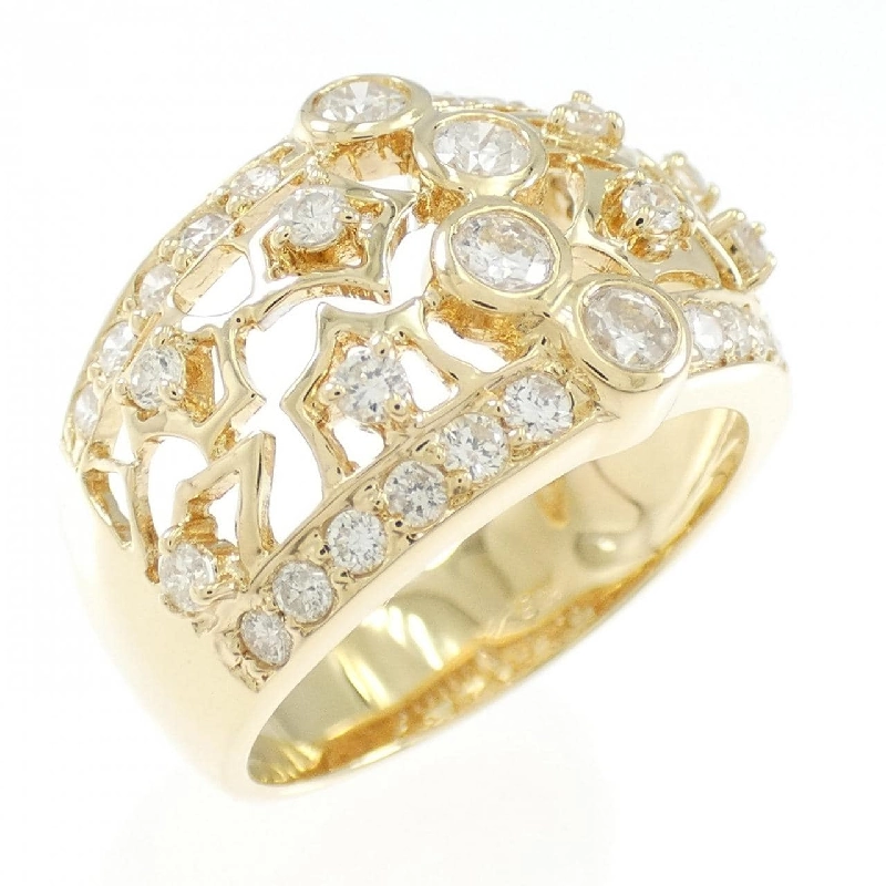 Nhẫn kim cương K18YG 0.87CT 671552