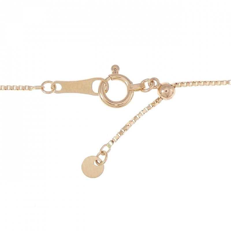 K18PG Chữ cái H Dây chuyền kim cương hồng 0.005CT - Hàng hiệu Chính hãng 864908