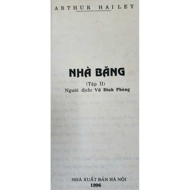 Trọn bộ 2 tập tiểu thuyết Mỹ: NHÀ BĂNG (Arthur Hailey) 703661