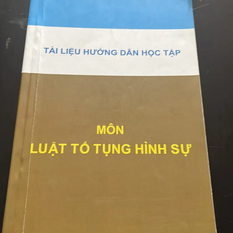 Tài liệu Tố tụng Hình sự 1029306