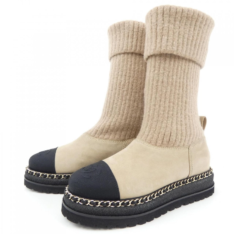 【Khuyến mãi】Giày bốt CHANEL 664624