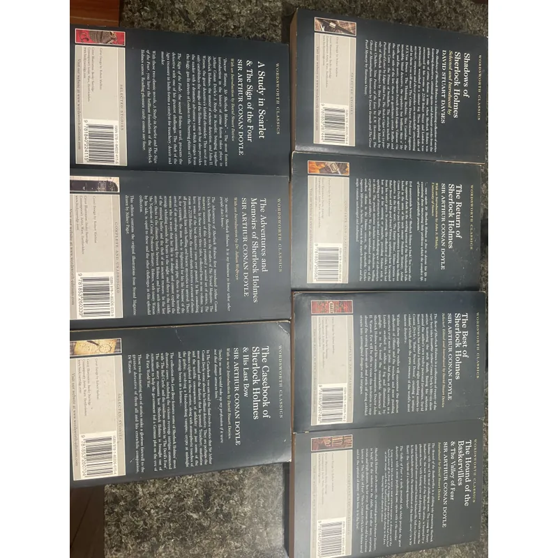 7 books Sherlock Holmes Conan Doyle 734136