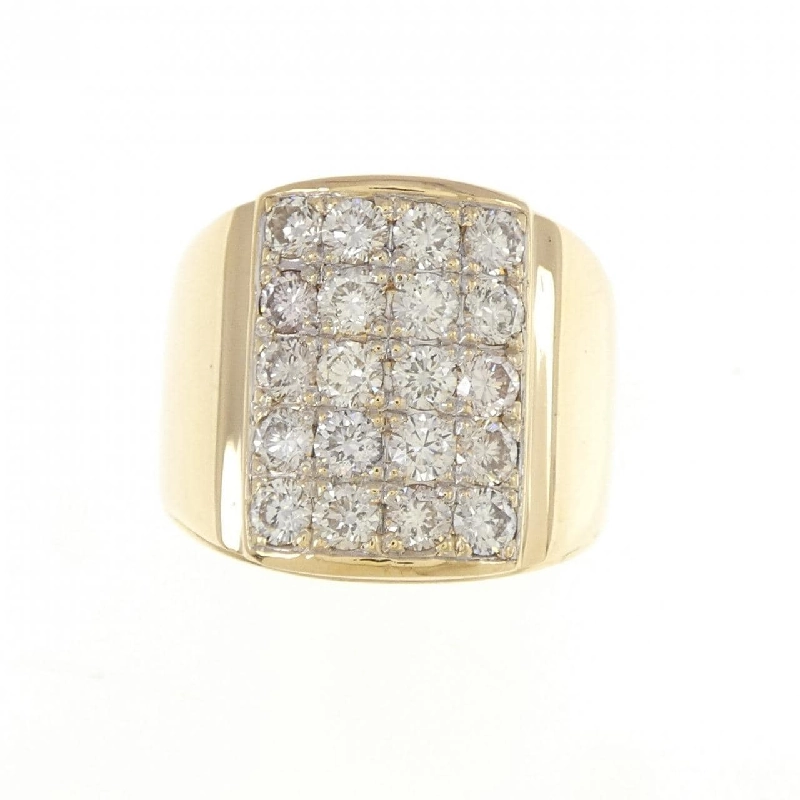 Nhẫn kim cương K18YG/K18WG - Hàng hiệu Authentic 850076