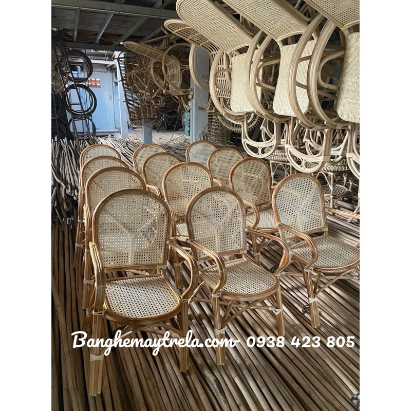 Ghế mây lưới mắt cáo giá rẻ 472093