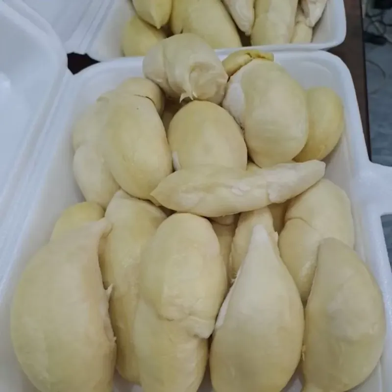 Quả sầu riêng tươi trái cây nhiệt đới màu vàng đậm, vỏ sần sùi, thịt ngọt 735657