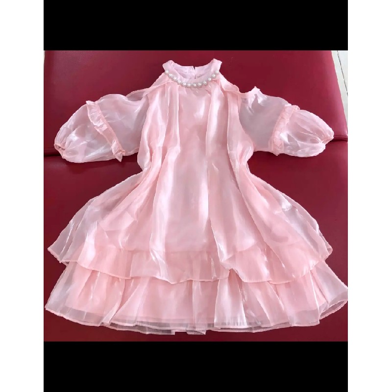 Váy tơ babydoll 2 tầng bèo tiểu thư 15500