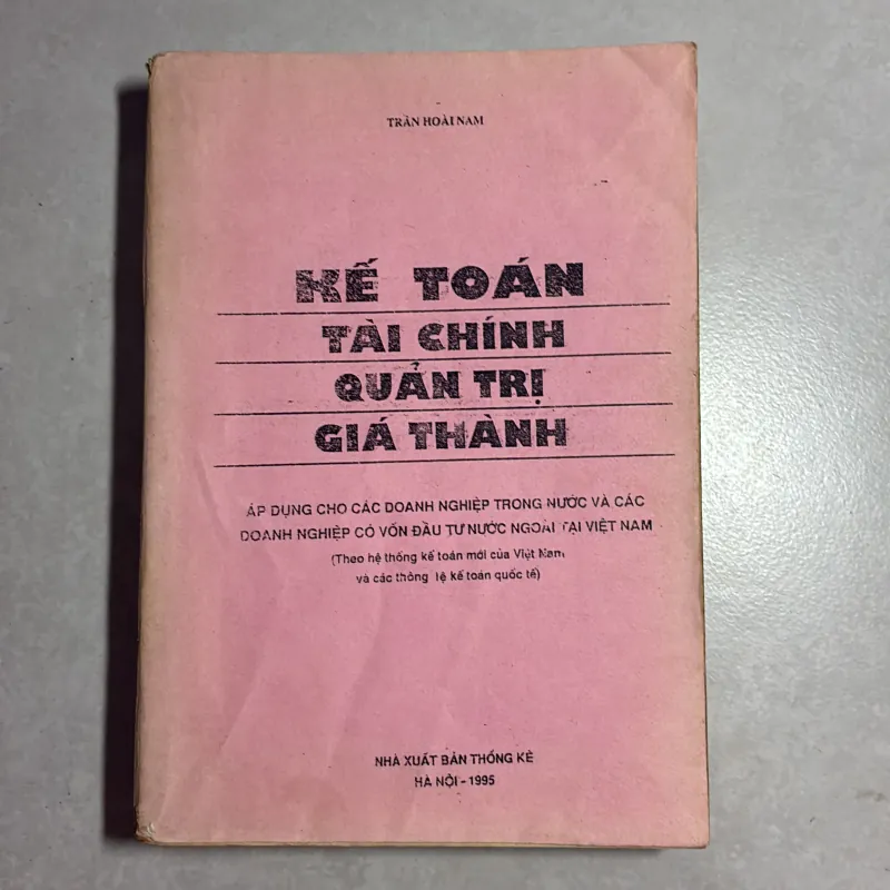 Kế toán tài chính quản trị giá thành - Trần Hoài Nam 786272