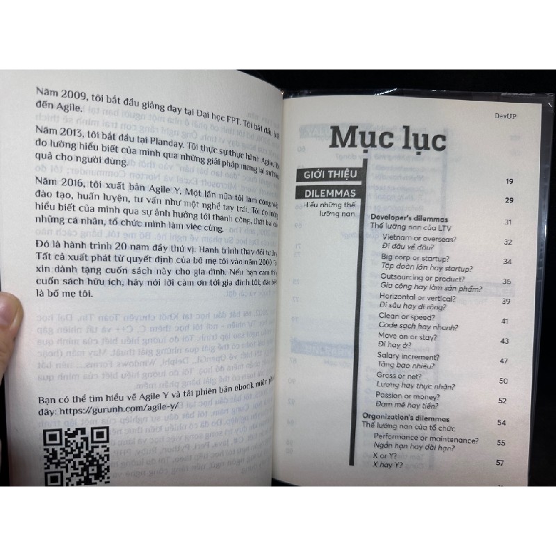 DevUp - Cuốn sách toàn diện phát triển sự nghiệp của Lập trình viên, Nguyễn Hiển, mới 90%, 2020 SBM.VH0812 61487