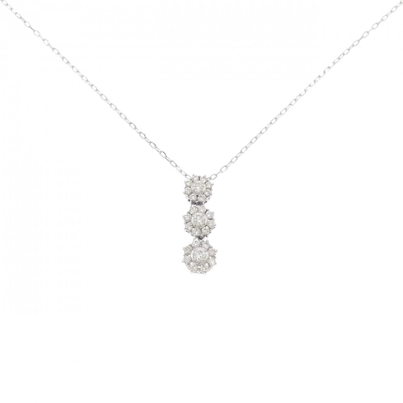 Dây chuyền kim cương K18WG 0.40CT - Hàng hiệu Chính hãng 861337