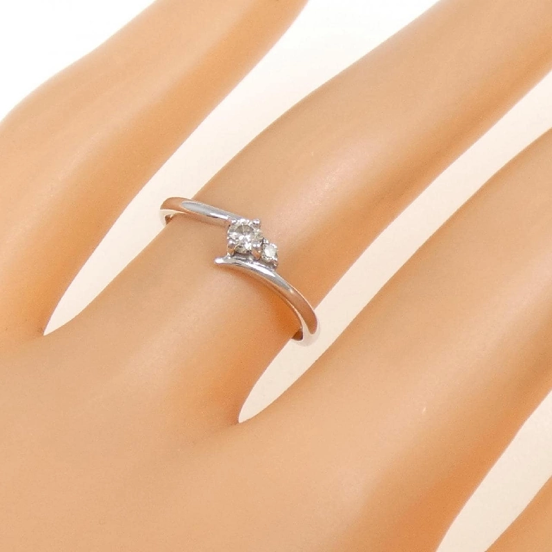 Nhẫn kim cương K18WG 0.09CT - Hàng hiệu Authentic 850125