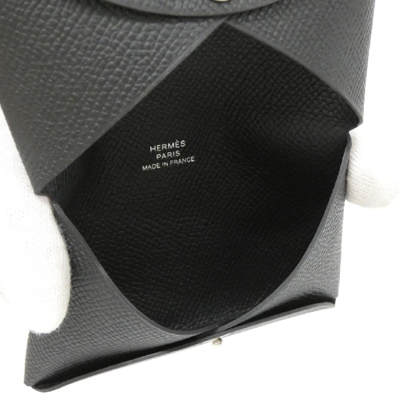【Sản phẩm chưa sử dụng】Thẻ đựng thẻ Hermes Calvi 044164CK 624274