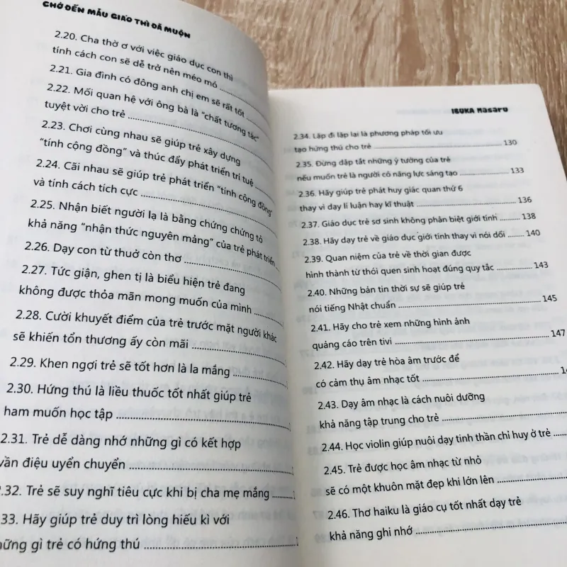 CHỜ ĐẾN MẪU GIÁO THÌ ĐÃ MUỘN 1000658