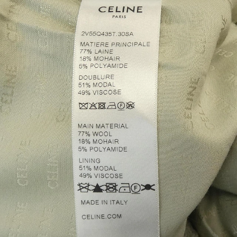 Áo khoác không cổ CELINE 633290