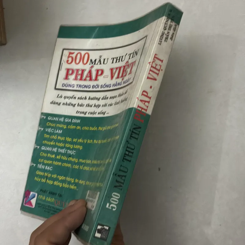 500 mẫu thư tín Pháp - Việt dùng trong đời sống hằng ngày 719315