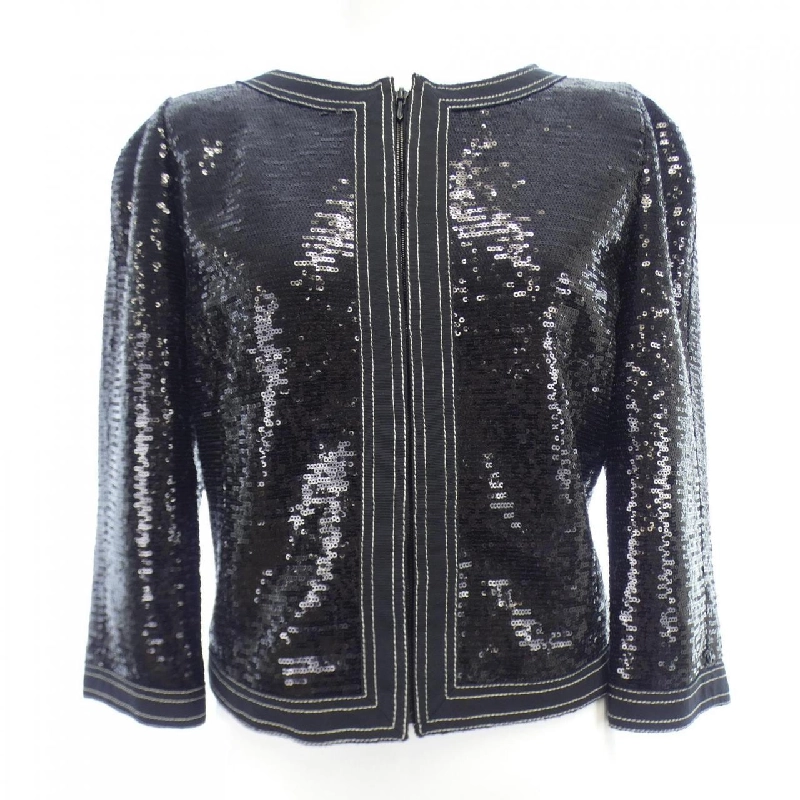 Áo khoác không cổ CHANEL - Hàng hiệu Authentic 825152