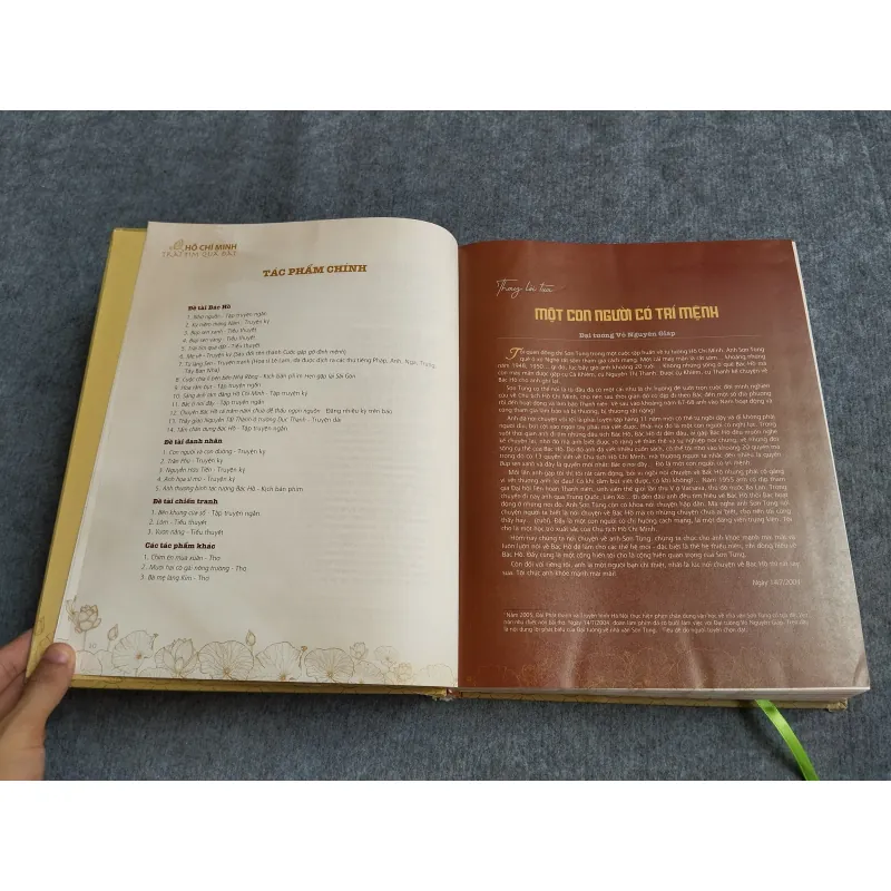 HỒ CHÍ MINH TRÁI TIM QUẢ ĐẤT - SƠN TÙNG (TÁC PHẨM, ĐỐI THOẠI, DI CẢO) 572747
