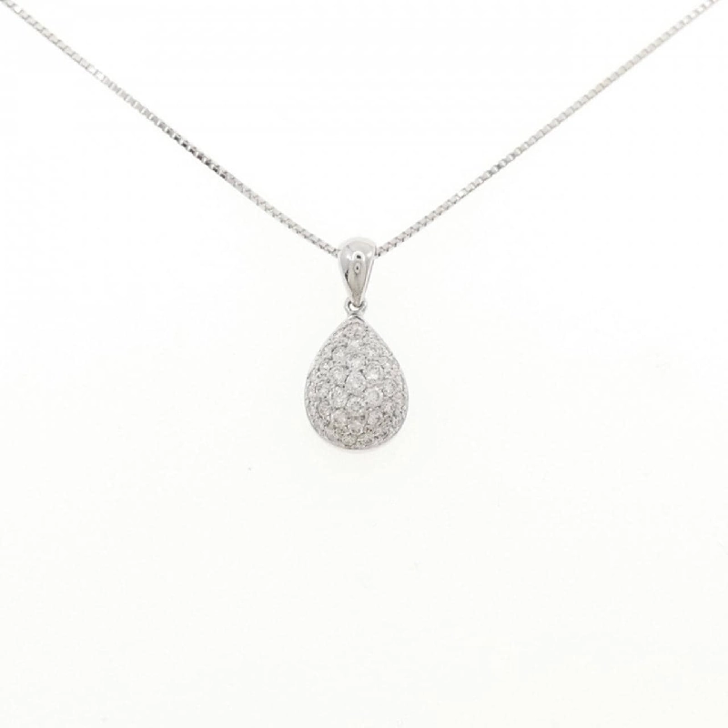 K18WG Dây chuyền kim cương 0.48CT - Hàng hiệu Authentic 862114