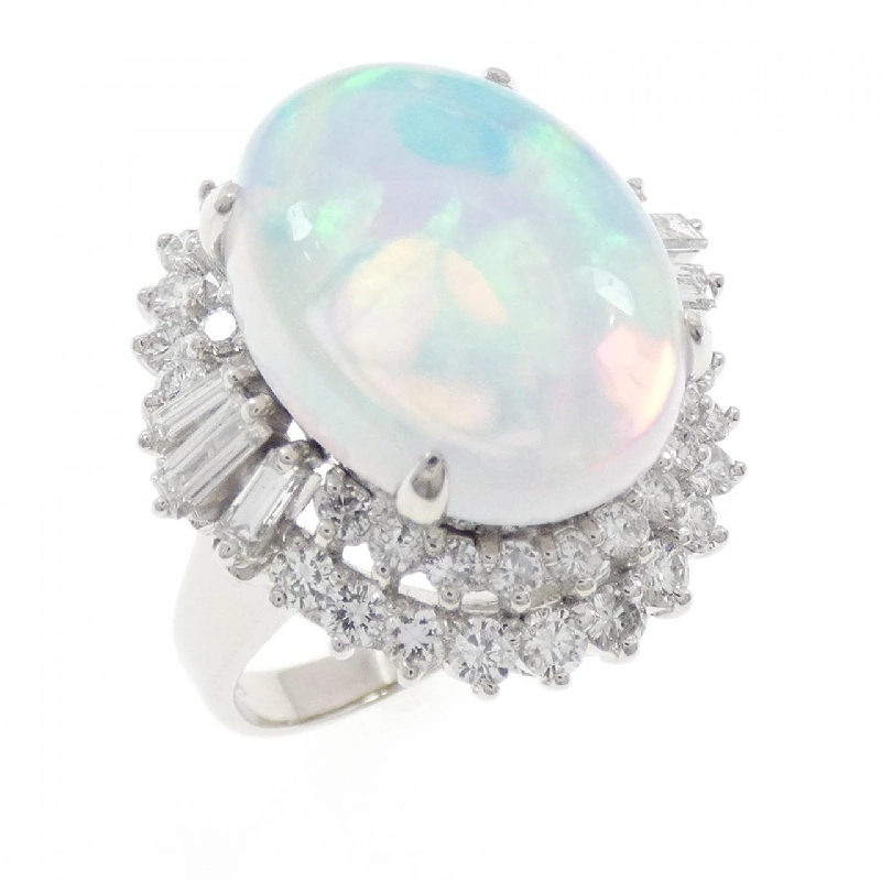 Nhẫn Opal tổng hợp PT900 6.66CT - Hàng hiệu Authentic 849481