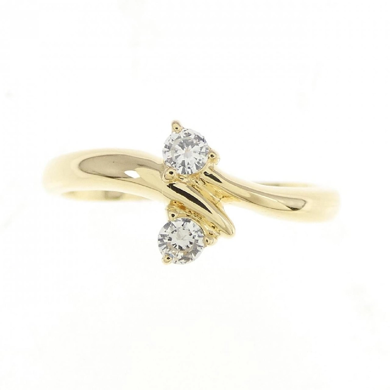 Nhẫn kim cương K18YG 0.10CT 672871