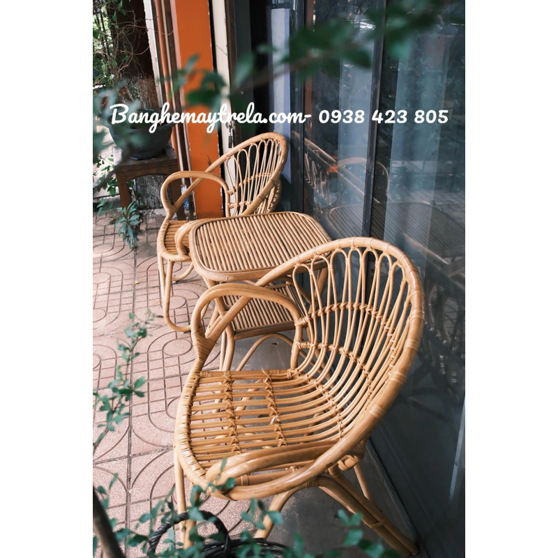 Ghế mây đơn nhỏ đuôi công 454730