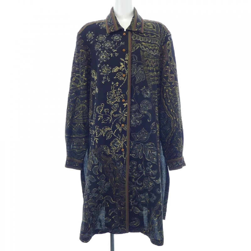 【Mã giảm giá】【Cổ điển】Thời trang Leonar LEONARD FASHION Áo cardigan dài 637617