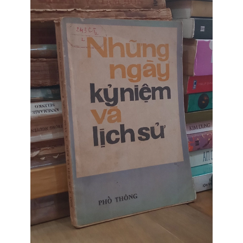 Những ngày kỷ niệm và lịch sử - Nguyễn Đỗ Vũ 975179