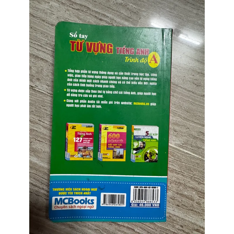 Sổ tay từ vựng tiếng anh trình độ A 1010565