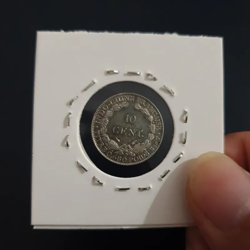 Đồng xu bạc Đông Dương 10c chuẩn cổ 1937 1018621