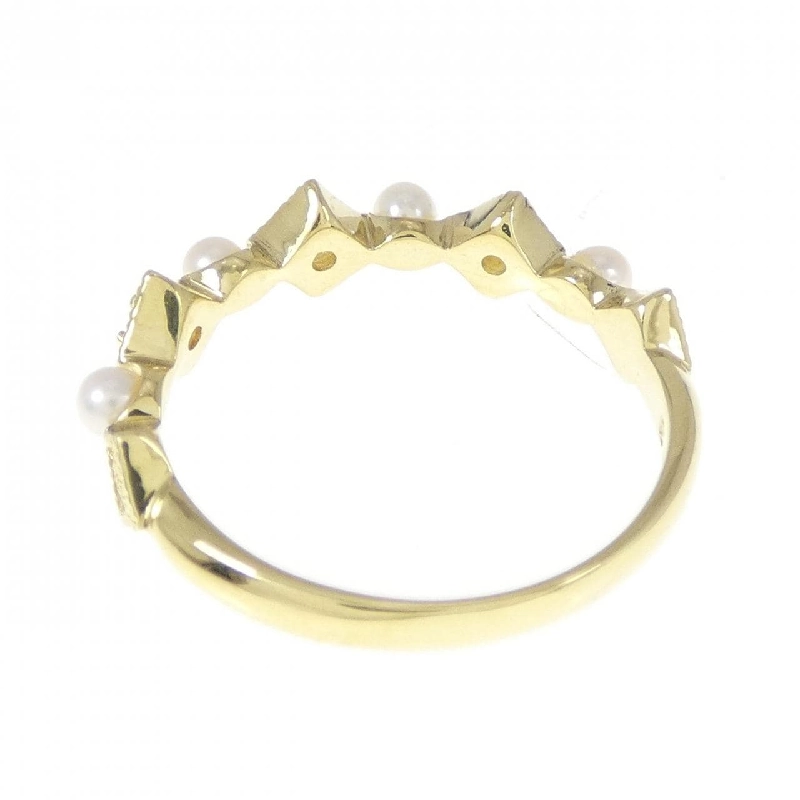 Nhẫn ngọc trai Akoya K18YG 671035