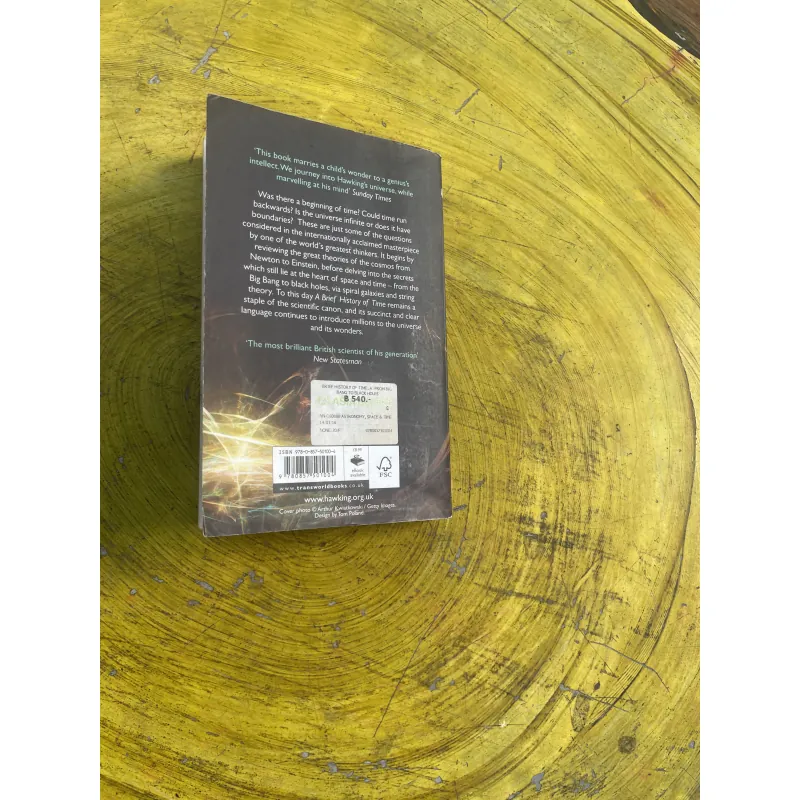 A BRIEF HISTORY OF TIME- STEPHEN HAWKING  798680