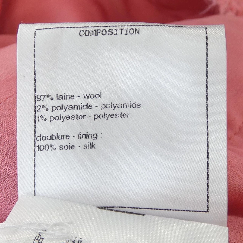 Jacket không cổ CHANEL P64572V41285 20A 633500