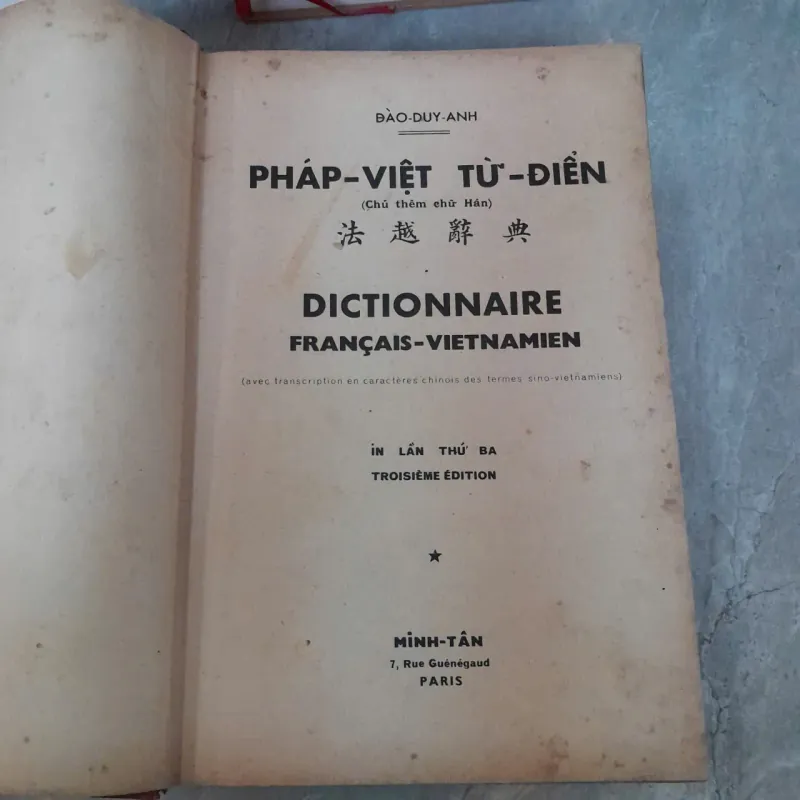 PHÁP VIỆT TỪ ĐIỂN - ĐÀO DUY ANH 783771