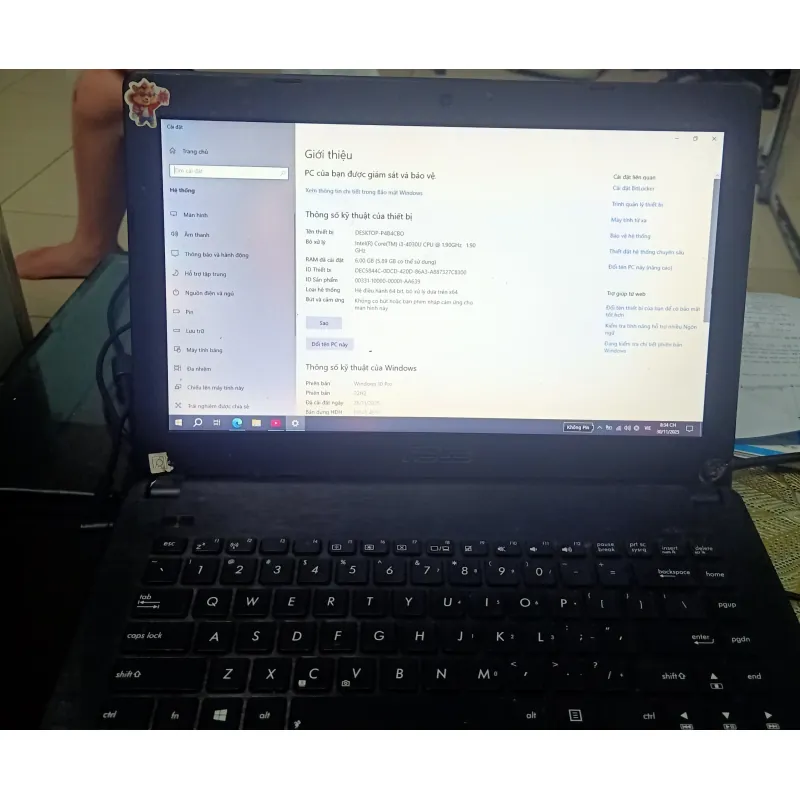 Asus i3 gen4/ram6gb/ssd 120gb ( xin đọc hết thông tin) 753831