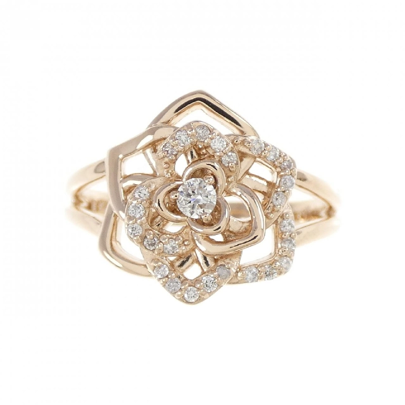 Nhẫn kim cương hoa K18PG 0.15CT 669167