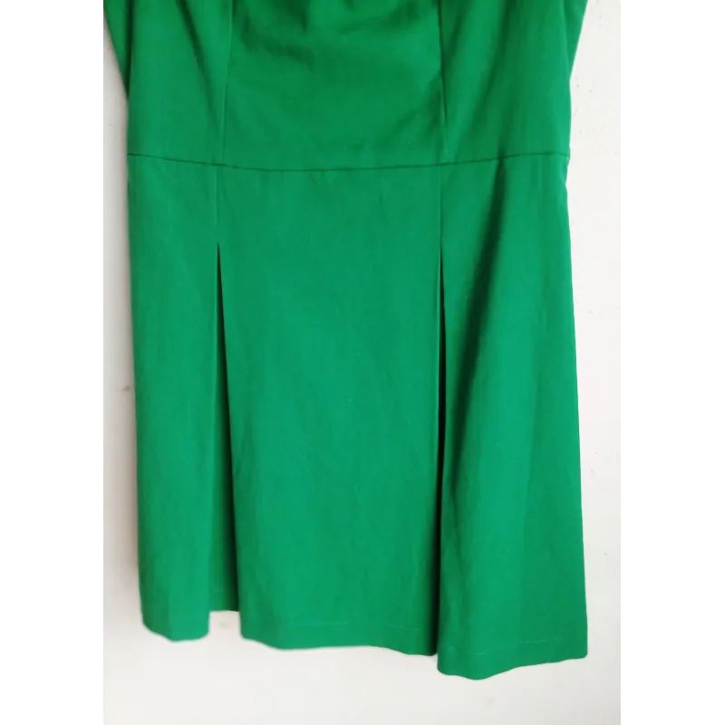 ĐẦM XẾP LI MÀU XANH 1030300